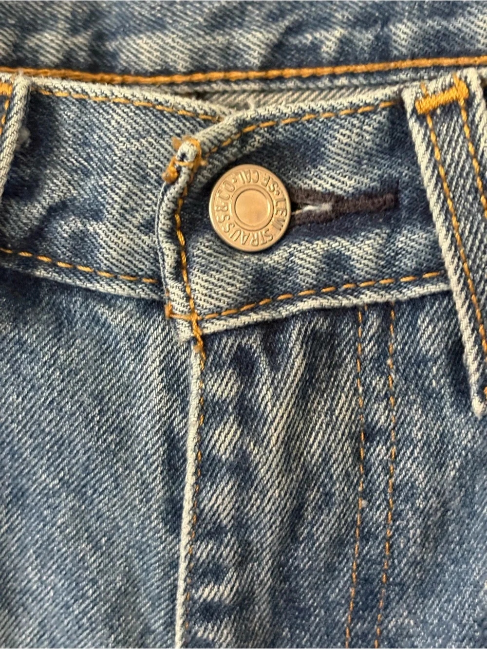 Levi's Men's 505 size 34x34 Straight Blue Denim Jeans